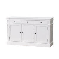 SIDEBOARD antik weiß - Weiß, Holzwerkstoff (142/86/45cm) - ebuy24