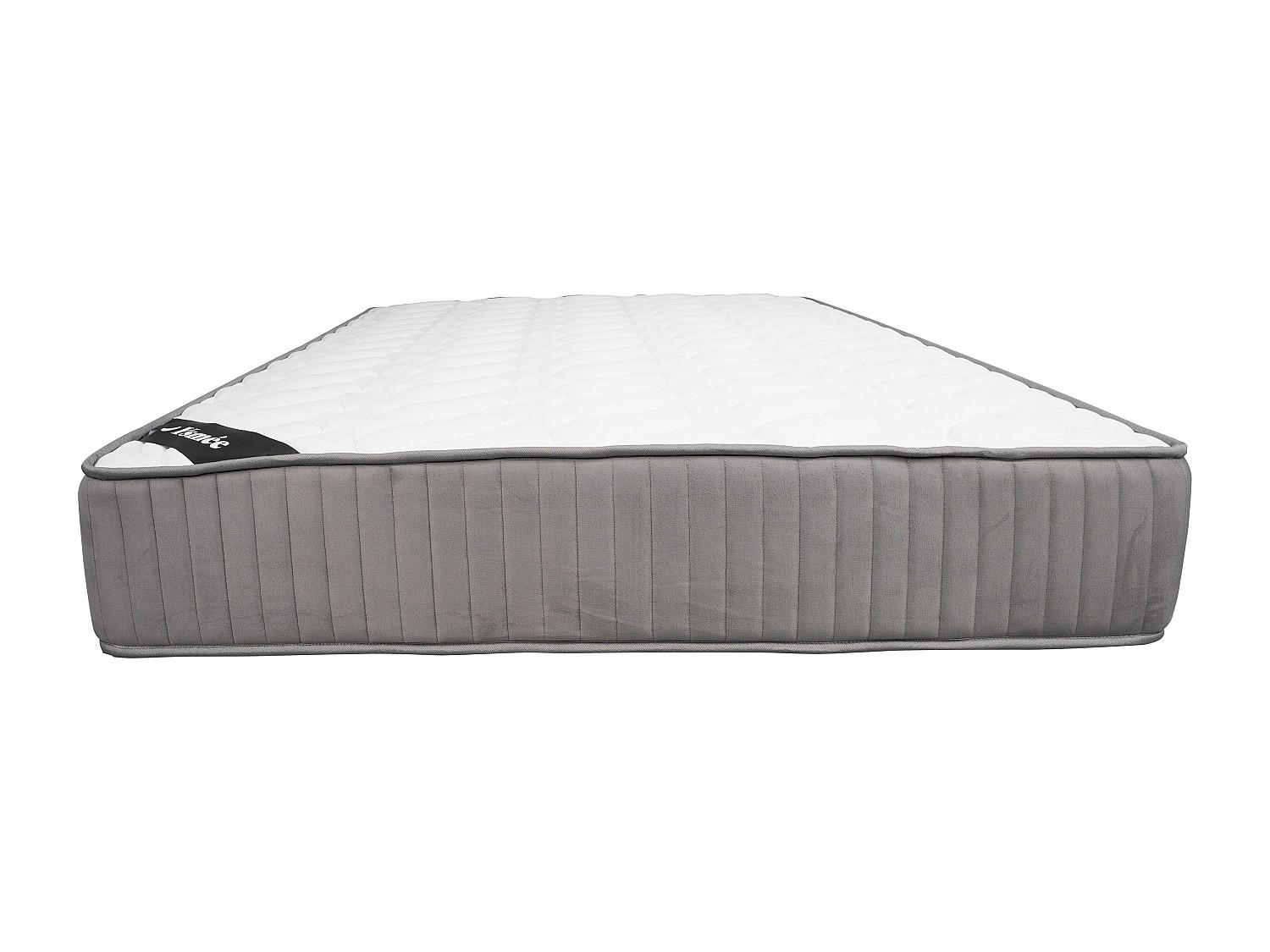 STANDARDMATRATZE - 2 Personen - Stoff - Weiß - - Weiß, Textil (160/200cm) - Vente-Unique
