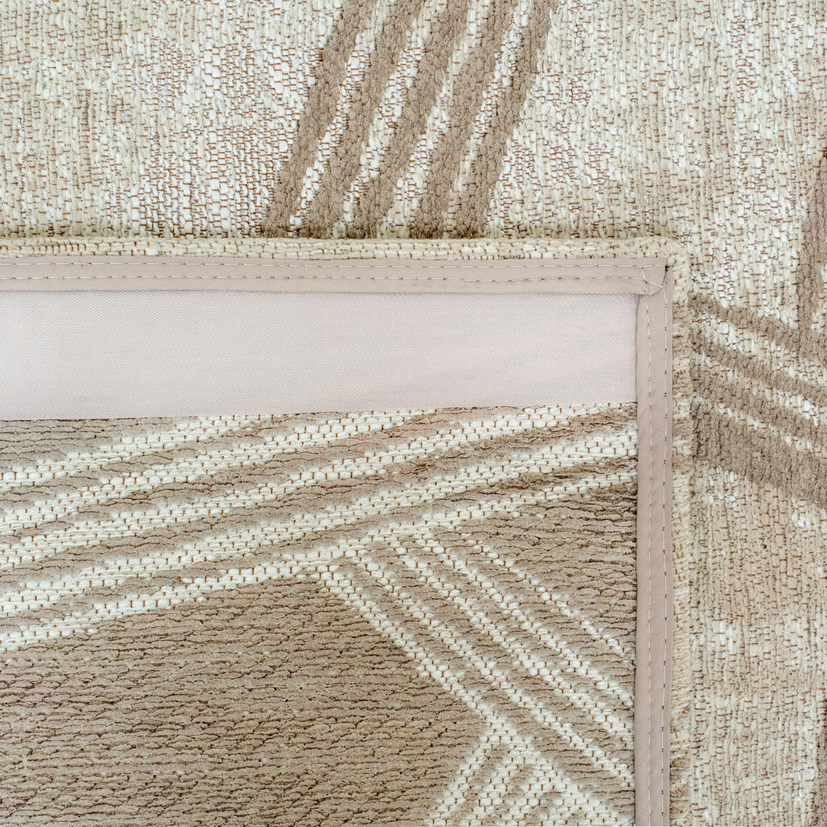 TEPPICH Dune Meditation Kanji 240/340 cm - Weiß, Kunststoff/Textil (240/340cm) - Louis De Poortere