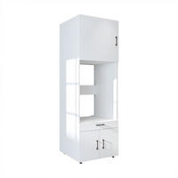 WASCHMASCHINENSCHRANK Serie 3 67cm Breit, 205cm Hoch - Weiß, Holzwerkstoff (67/205/67cm)