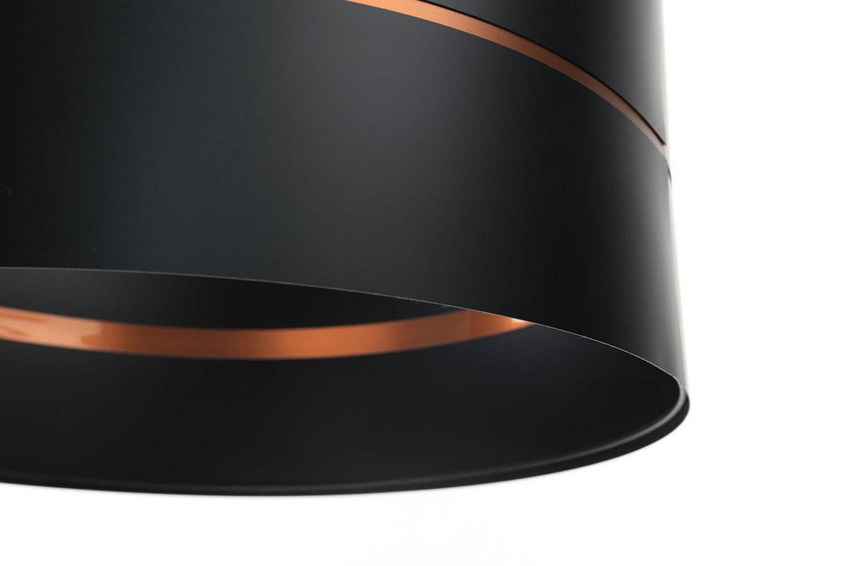 HÄNGELEUCHTE Kupfer 40/21 cm - Schwarz/Kupferfarben, Kunststoff (40/0.6/21cm) - ONZENO