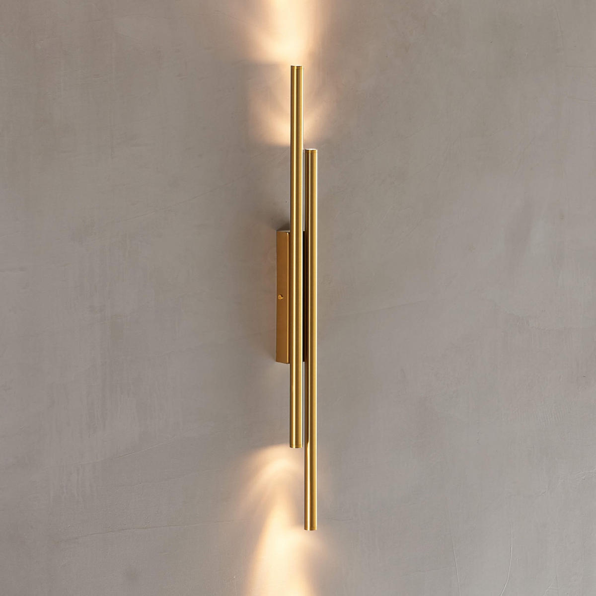 WANDLEUCHTE Gali, Messing, 70cm - Goldfarben, Metall (5/70/6cm) - KOSILUM
