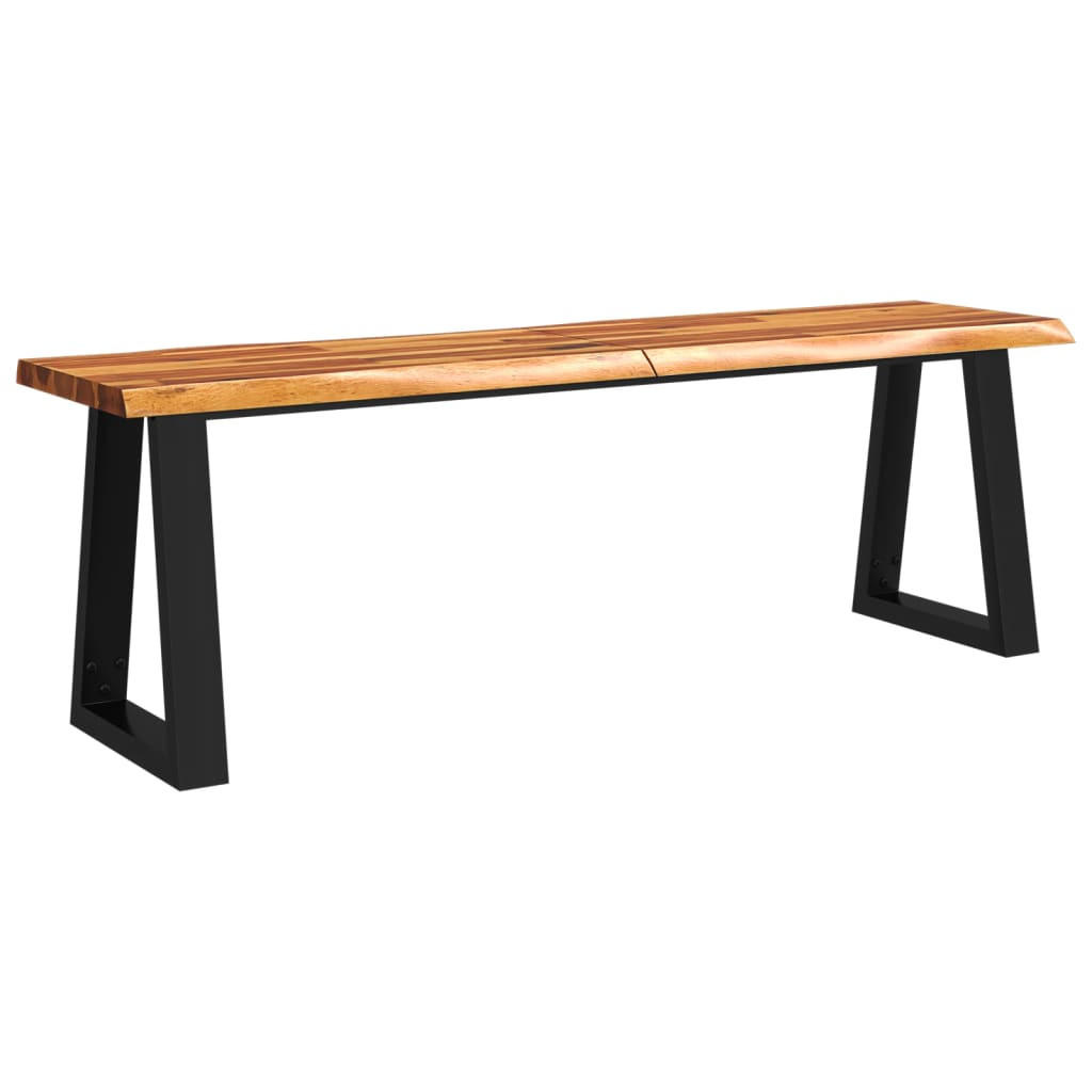 Deluke Sitzbank Braun 140x45x35 cm