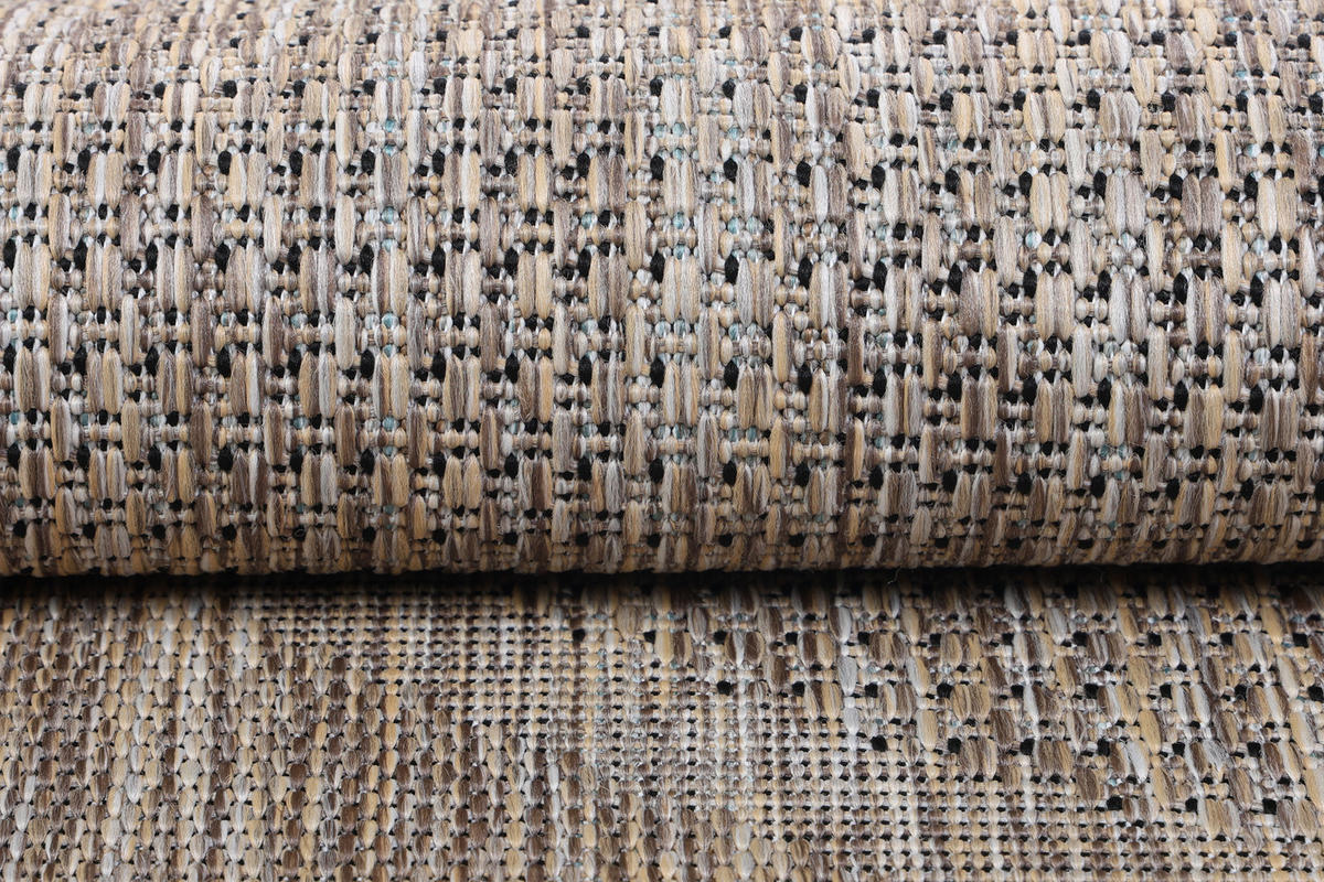 TEPPICH MELISSA Braun 200/200 cm - Braun, Kunststoff (200/200cm) - Tapiso