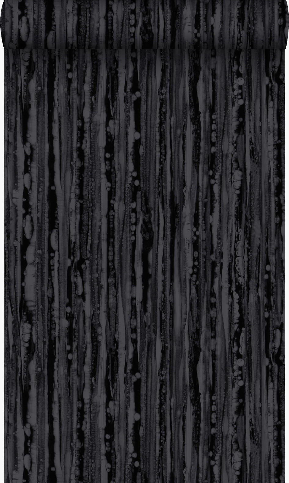 TAPETE Streifen 53 cm x 10.05 m - Schwarz, Papier (53/1000cm) - Origin Wallcoverings