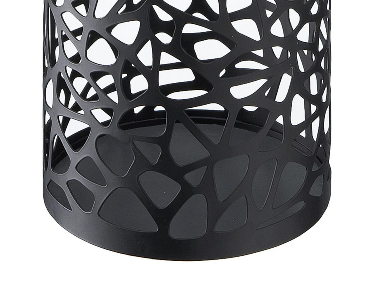 SCHIRMSTÄNDER Nest schwarz 19/46/19 cm rund - Schwarz, Metall (19/46/19cm) - Yamazaki