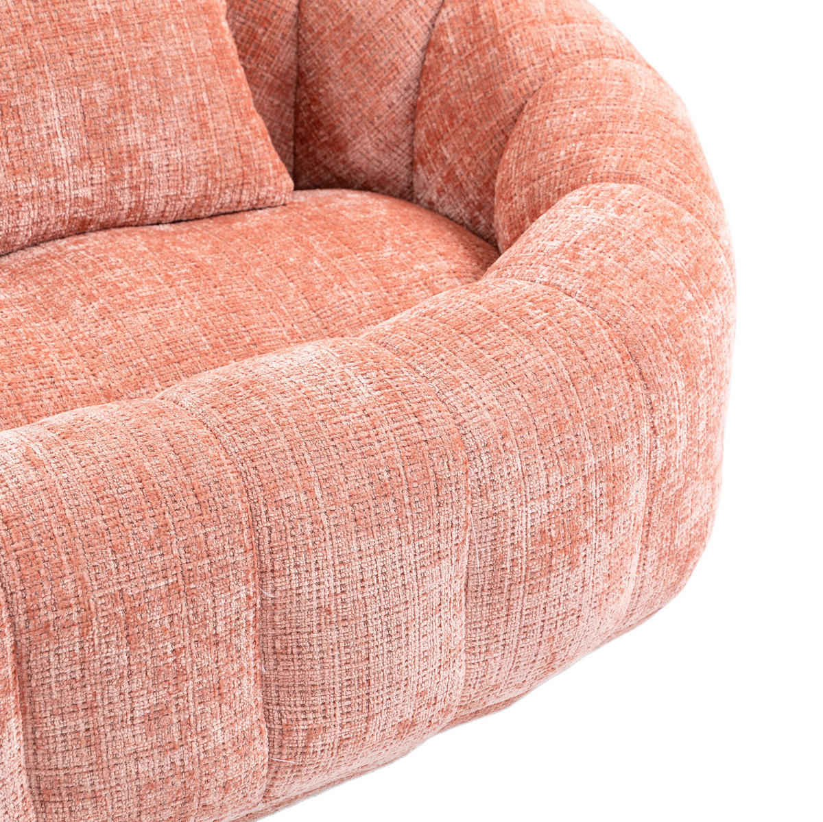 SITZSACK Chenille 150 x 95 x 63 cm Pink - Pink, Kunststoff (95/63/145cm) - Beauniv