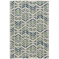 IN- UND OUTDOOR TEPPICH CARPETTO VINTAGE - Türkis, Textil (120/170cm) - Pergamon