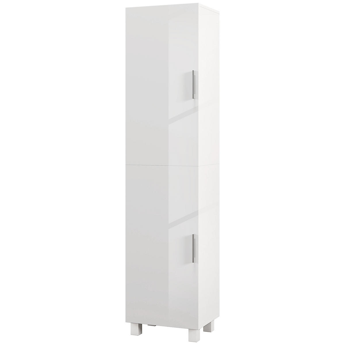 HOCHSCHRANK DE-12442 40/30/167,5 cm Weiß - Weiß, Holzwerkstoff (30/167.5/40cm) - ComfortXL