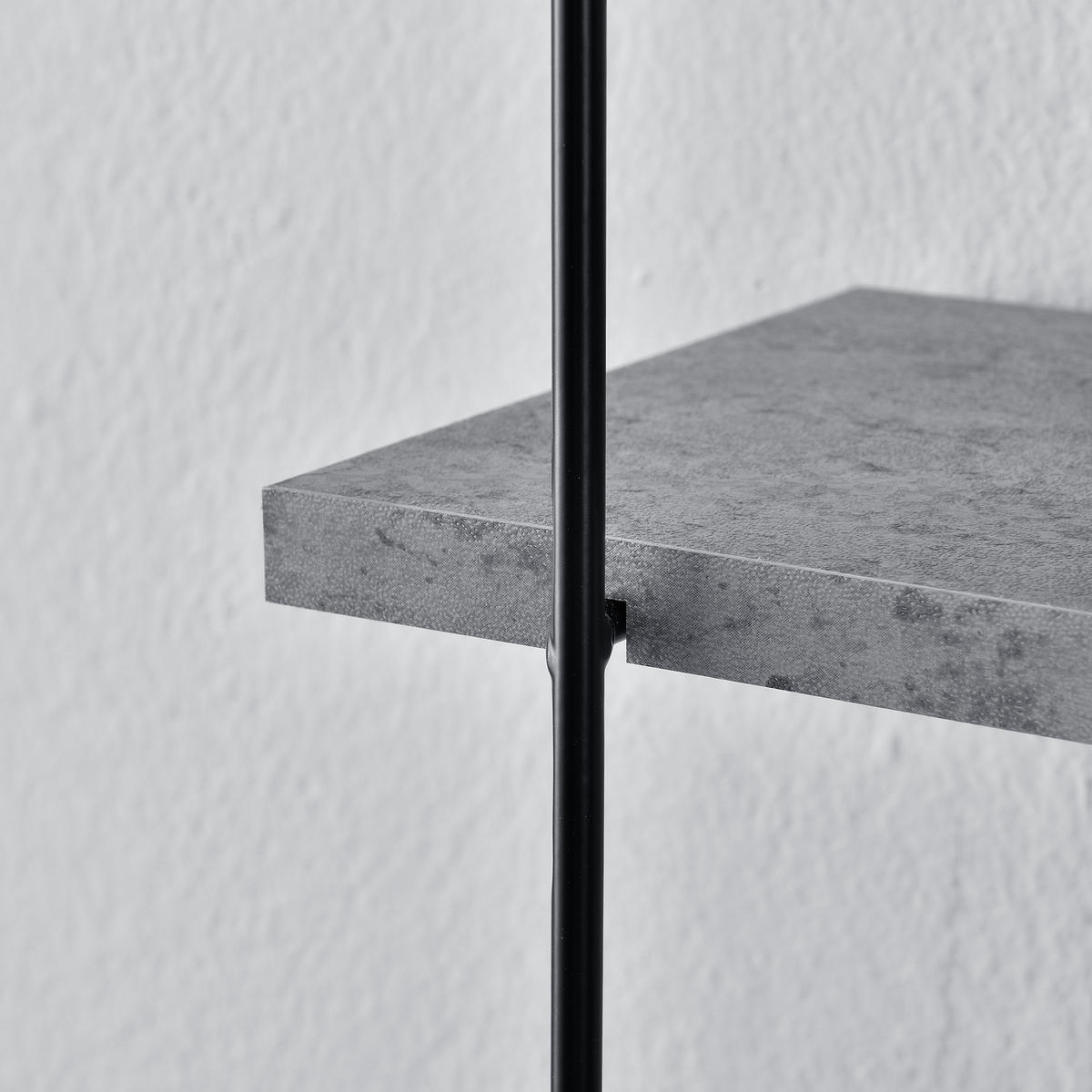 WANDREGAL Ösel - Grau, Metall (48/63.5/15cm) - [en.casa]
