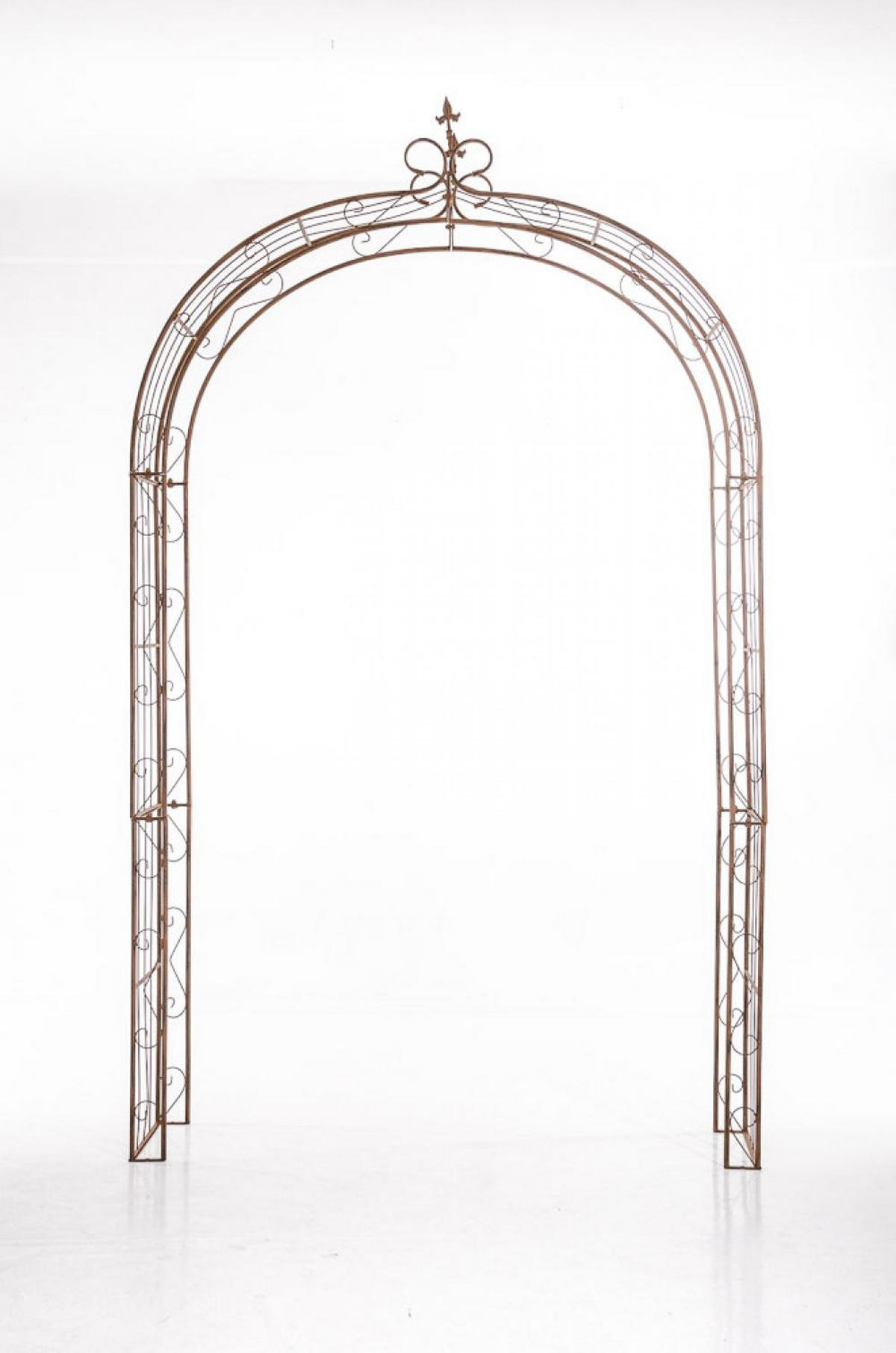 ROSENBOGEN Metall Antik Braun - Braun, Metall (148/260/34.5cm) - CLP