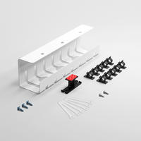 KABELKANAL Set B, Weiss - Weiß, Metall (43/10/12cm) - Albatros
