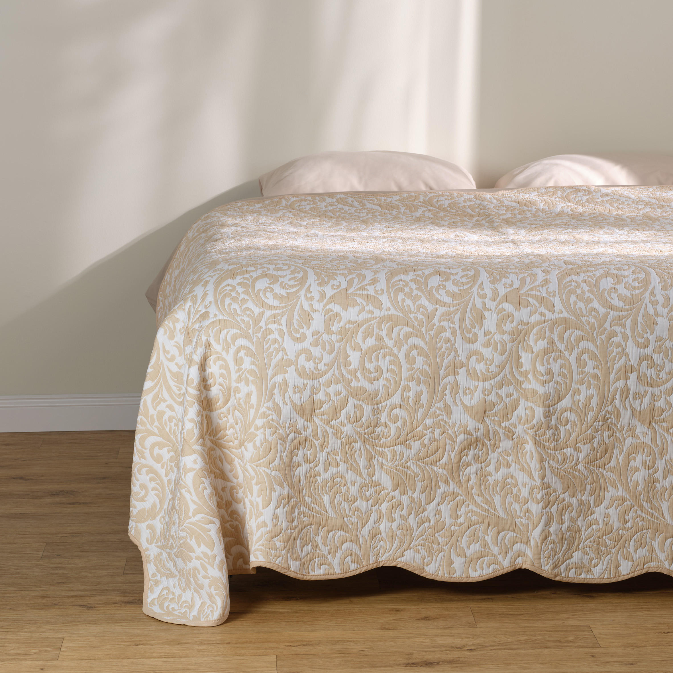 TAGESDECKE Sulani - Beige, Textil (200/220cm) - home&you