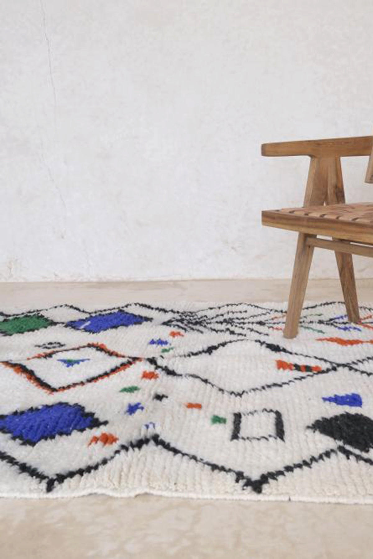 BERBERTEPPICH aus reiner Wolle 140x 247 cm - Multicolor, Naturmaterialien (140/247cm) - AFK Living