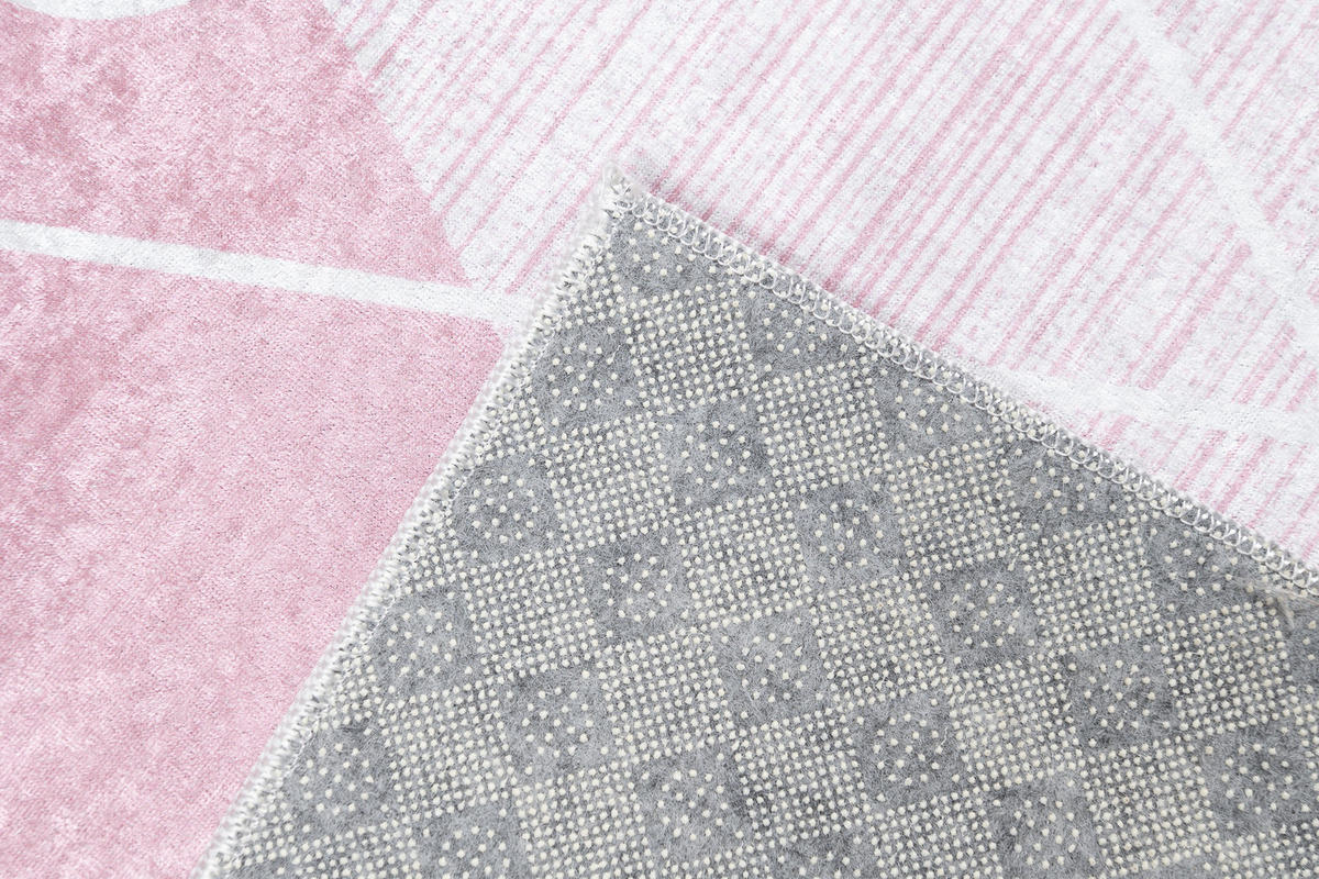 TEPPICH EMMA Rosa 160/230 cm - Rosa, Kunststoff (160/230cm) - Tapiso