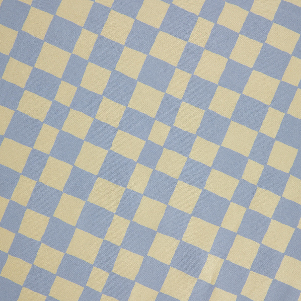 TISCHDECKE Checker Style - 100% Baumwolle Hellblau/Gelb 250x160 cm - Hellblau, Textil (250/160cm) - Butlers