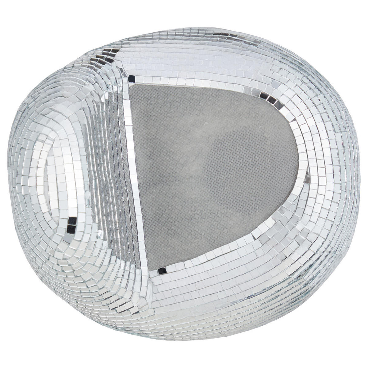 DEKO-KUGEL Disco Melting - Glas/Kunststoff - Silber - Silberfarben, Glas/Kunststoff (20/19/19cm) - Butlers