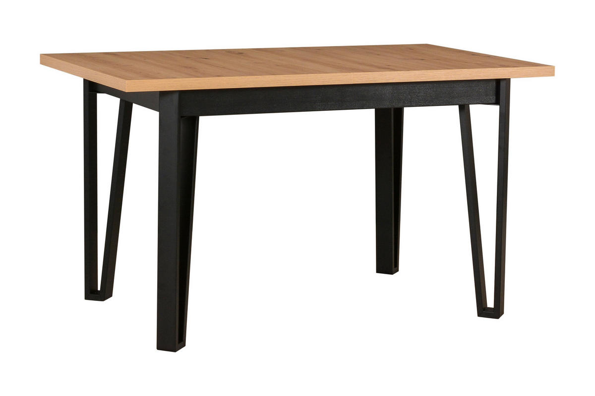 ESSTISCH Ikon 5, 140-180/80 cm, wotan - Eiche Wotan, Holz (80/140/78cm) - Leaf Design
