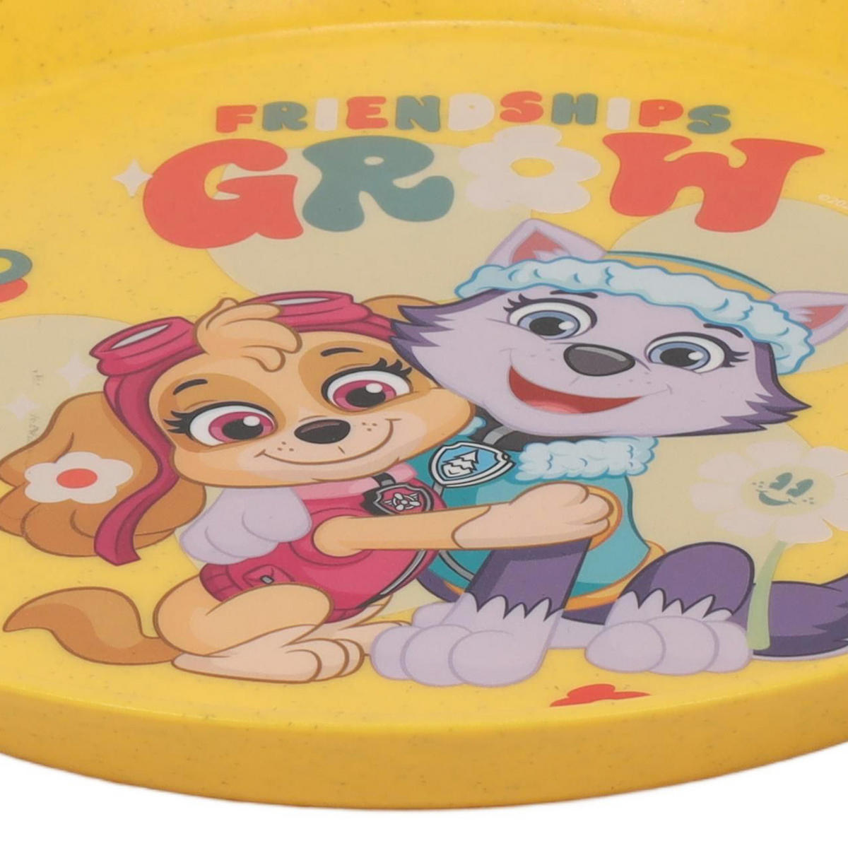 KINDERTELLER Connect Organic yellow 20,5/20,5/2 cm - Gelb, Kunststoff (20.5/2/20.5cm) - KOZIOL