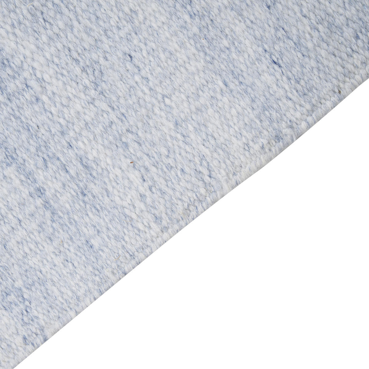 TEPPICH geflochten Malhia 230/160 cm - Blau, Kunststoff (160/230cm) - Beliani