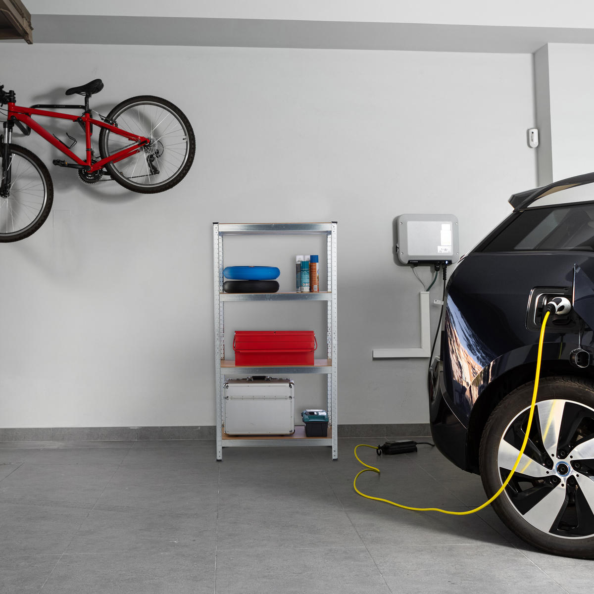 SCHWERLASTREGAL - Silberfarben, Holzwerkstoff/Kunststoff (60/138/30cm) - Relaxdays