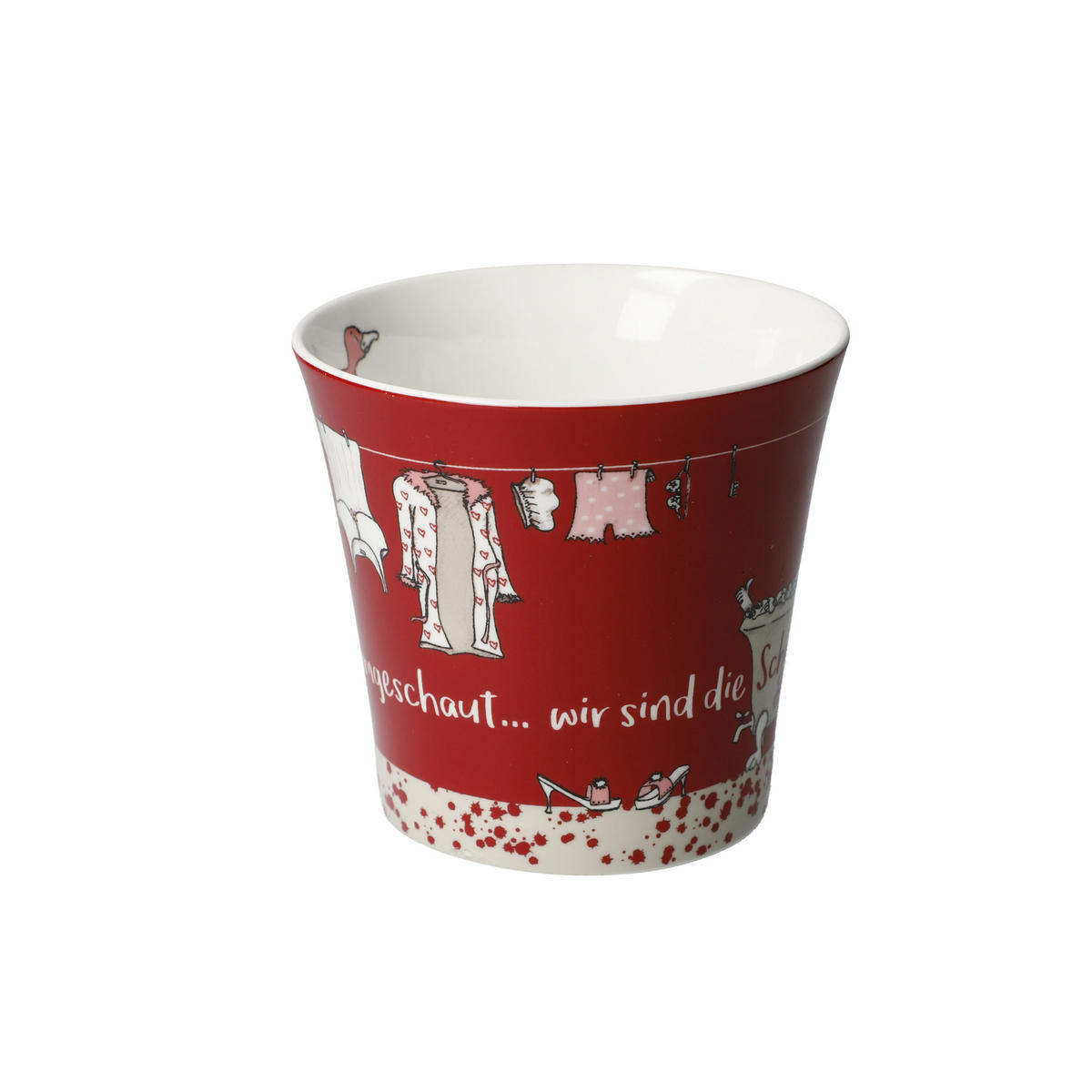 TEETASSE Barbara Freundlieb - Wir sind die Schönsten, Fine Bone China, Bunt, 350 ml - Multicolor, Keramik (0.35L) - Goebel