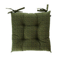 BAUMWOLLSITZ Ravinese - Dunkelgrün, Textil (40/40/8cm) - home&you
