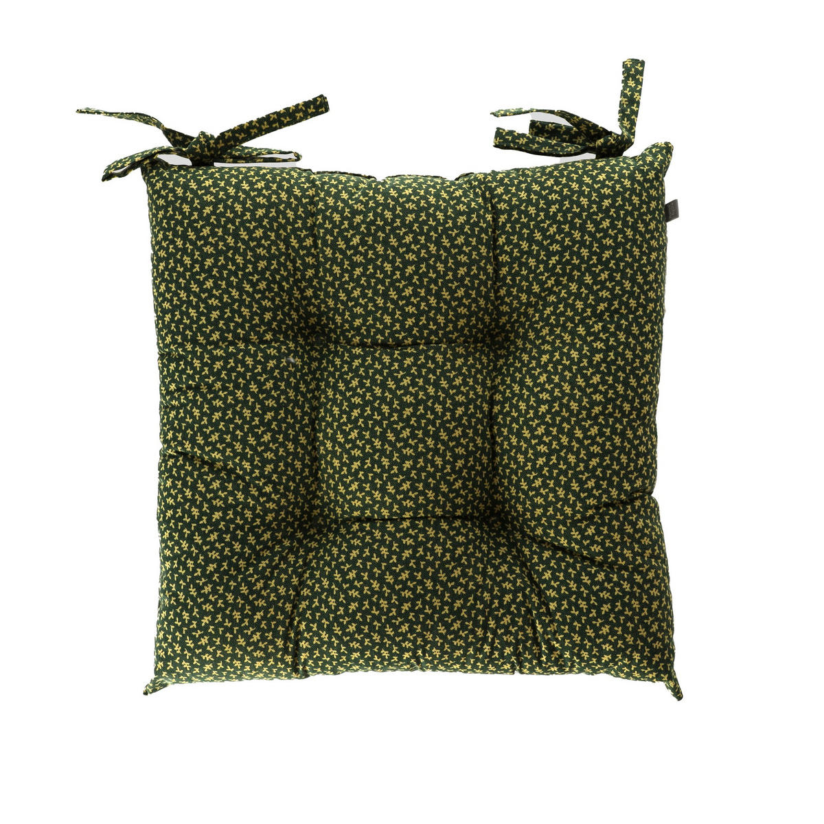 BAUMWOLLSITZ Ravinese - Dunkelgrün, Textil (40/40/8cm) - home&you