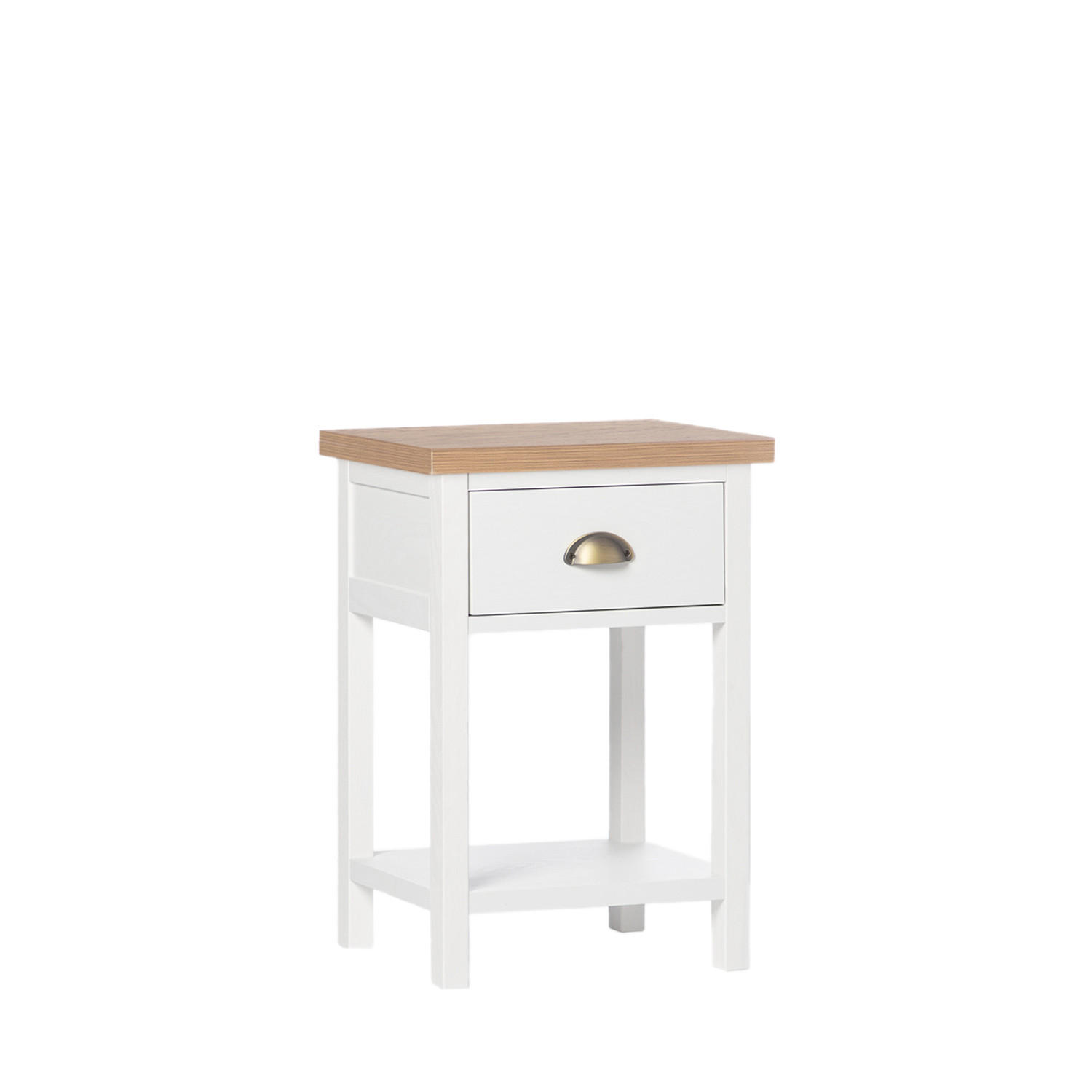 NACHTTISCH MIT 1 SCHUBLADE Marais Zweifarbig 40 cm x 60 cm - Multicolor, Holzwerkstoff (40/60/35cm)