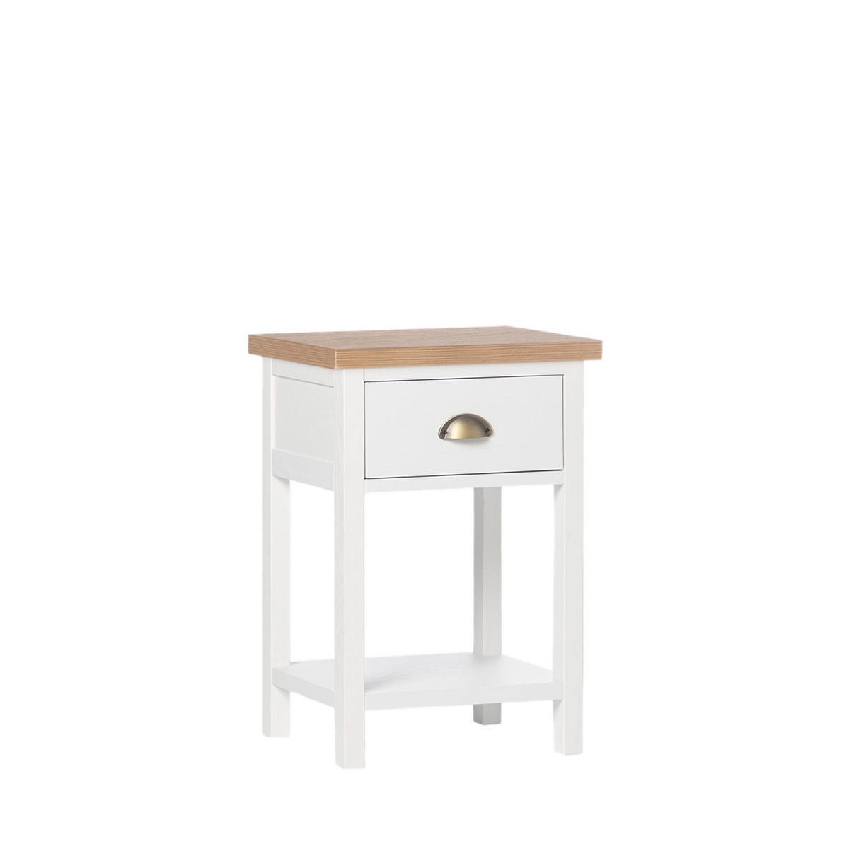 NACHTTISCH MIT 1 SCHUBLADE Marais Zweifarbig 40 cm x 60 cm - Multicolor, Holzwerkstoff (40/60/35cm)