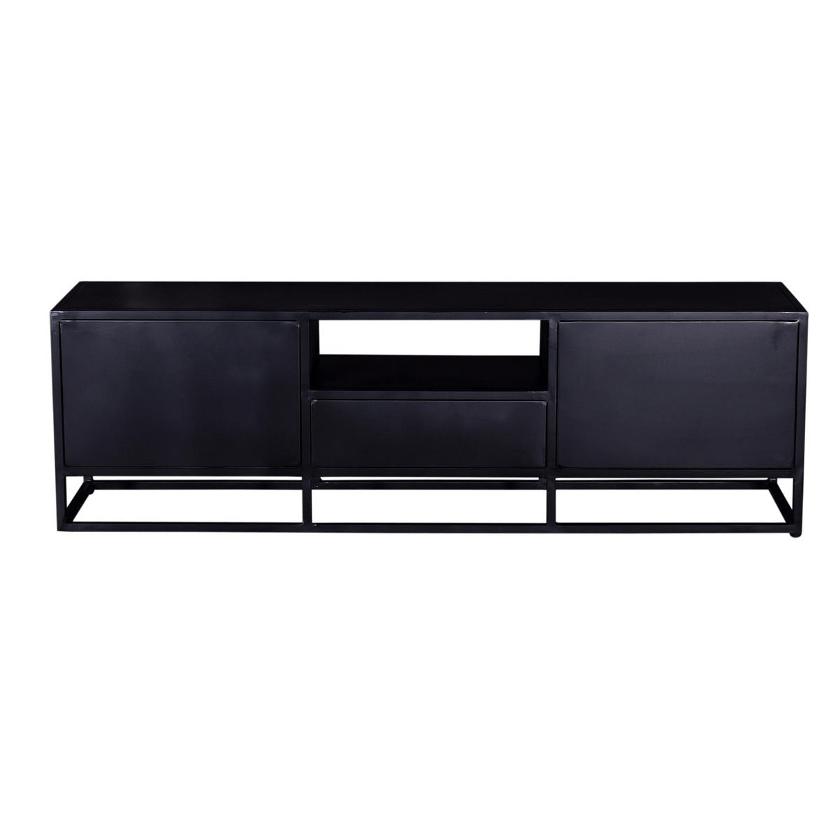 TV-SCHRANK Herringbone aus Mangoholz 165cm, braun - Braun, Holz (165/50/40cm) - Giga Meubel