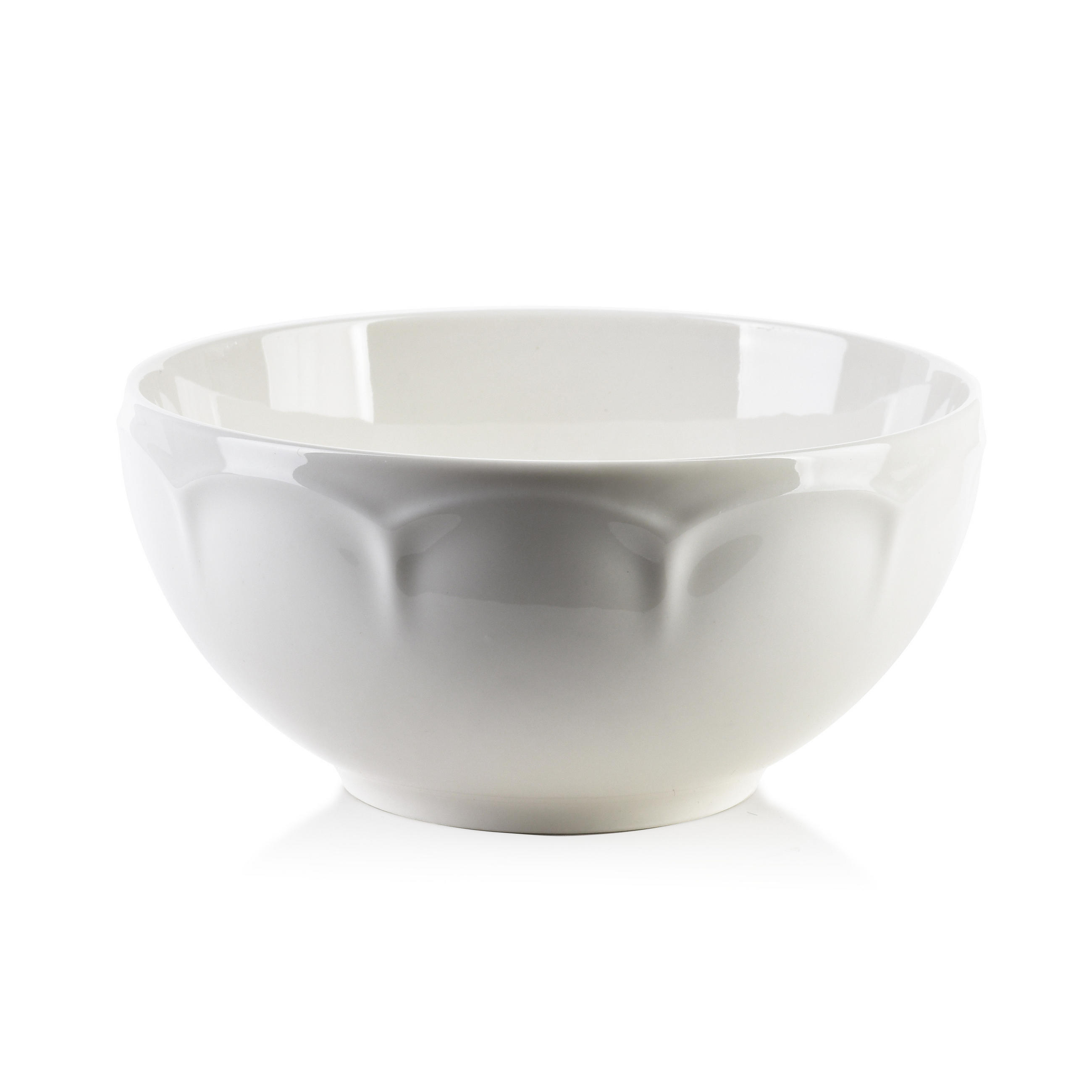SCHALE Hella Weiß 14/14/6.8 cm Keramik - Weiß, Keramik (14cm) - Mondex