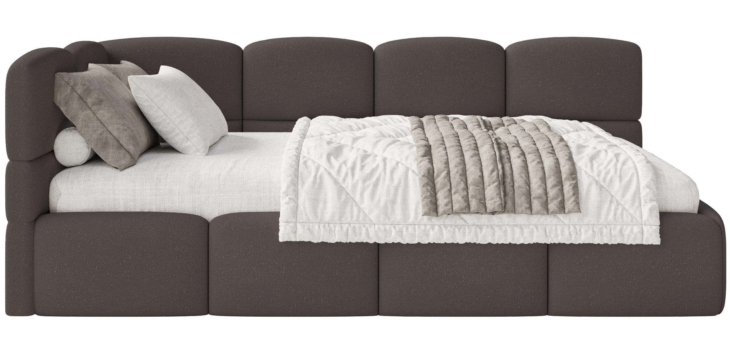 Selsey POSTEL PRO MLÁDEŽ Cloudy hnědá 120 cm, ženylka