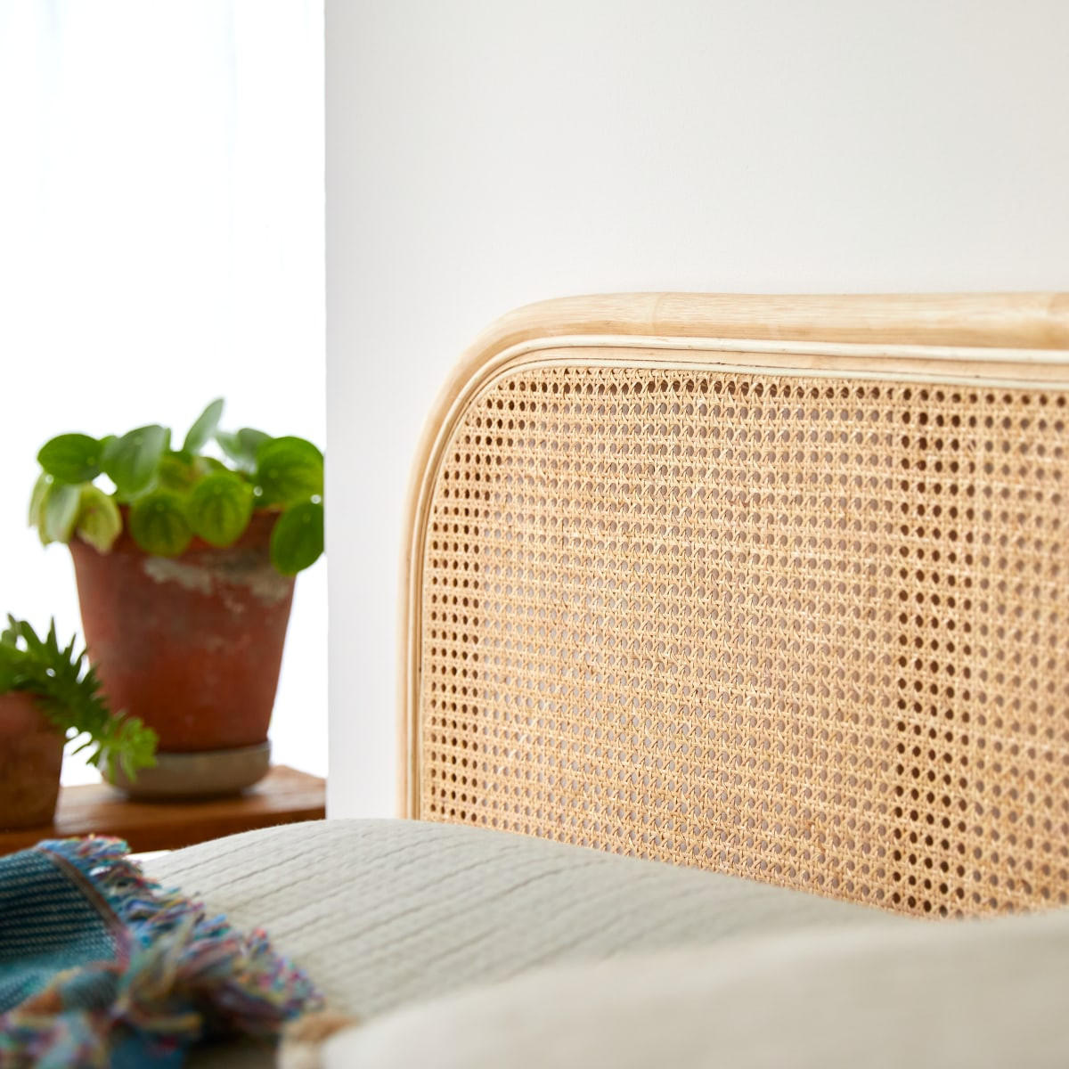 KOPFTEIL Joséphine Natur aus Rattan - Naturfarben, Naturmaterialien (160/80/3cm) - Tikamoon