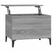 COUCHTISCH Grau Sonoma 60x44,5x45 cm Holzwerkstoff - Grau, Holzwerkstoff (60/44.5/45cm) - furnicato