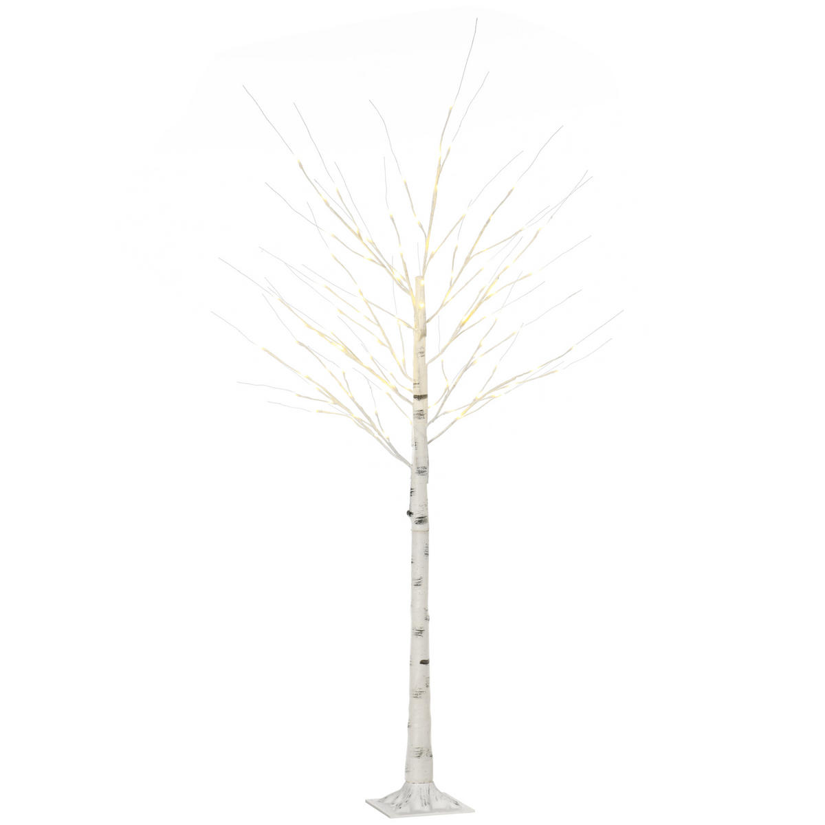 WEIHNACHTSBAUM Weiß 22.0/22.0/180.0cm - Weiß, Kunststoff (22/180/22cm)
