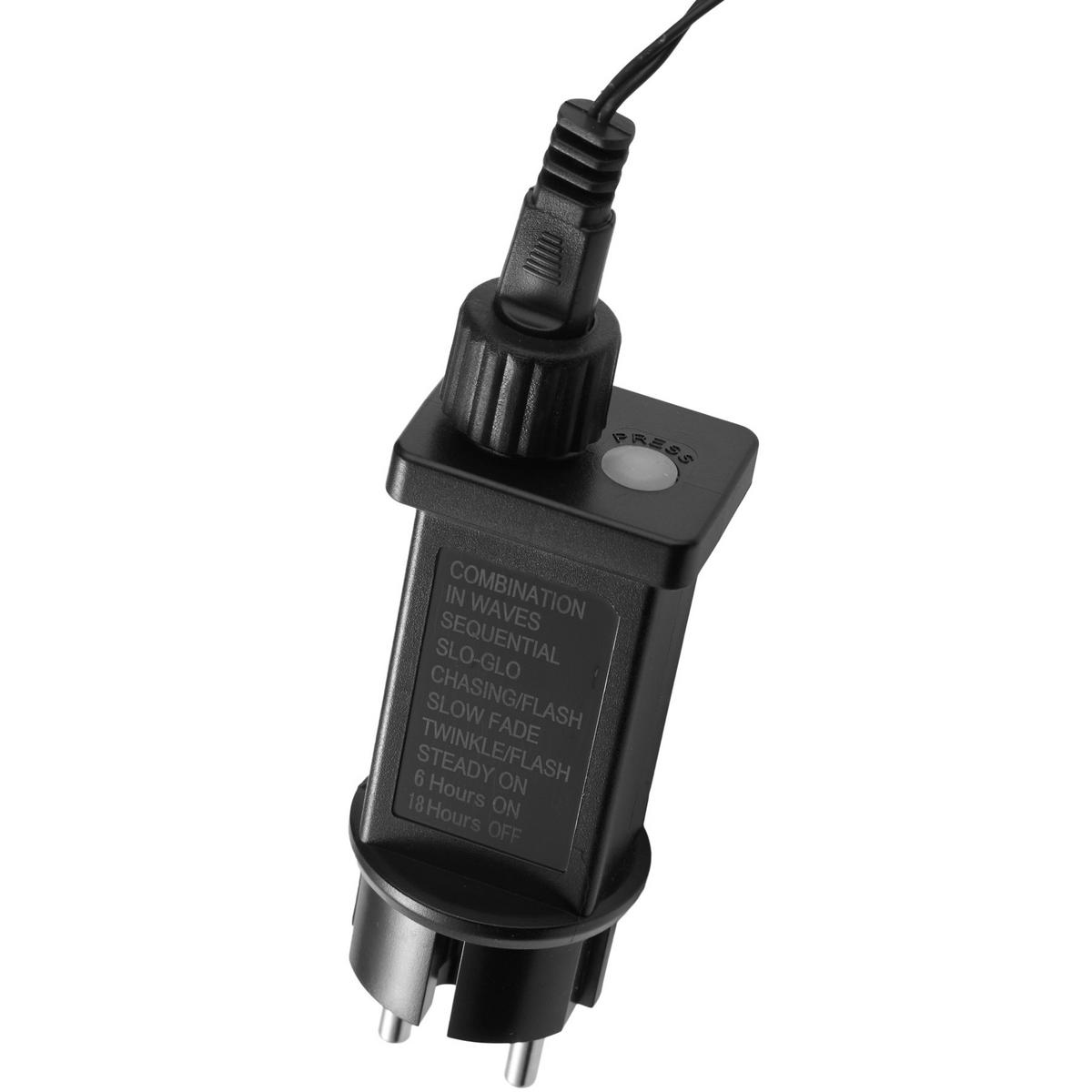 LED-LICHTERKETTE ,Lichterabstand 10 cm,grün - Grün, Kunststoff (5300cm) - tectake