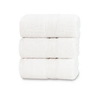 DUSCHTÜCHER, 3er-Set, 70x140 cm, 100% Baumwolle, Weiß - Weiß, Textil (70/140cm) - Zollner