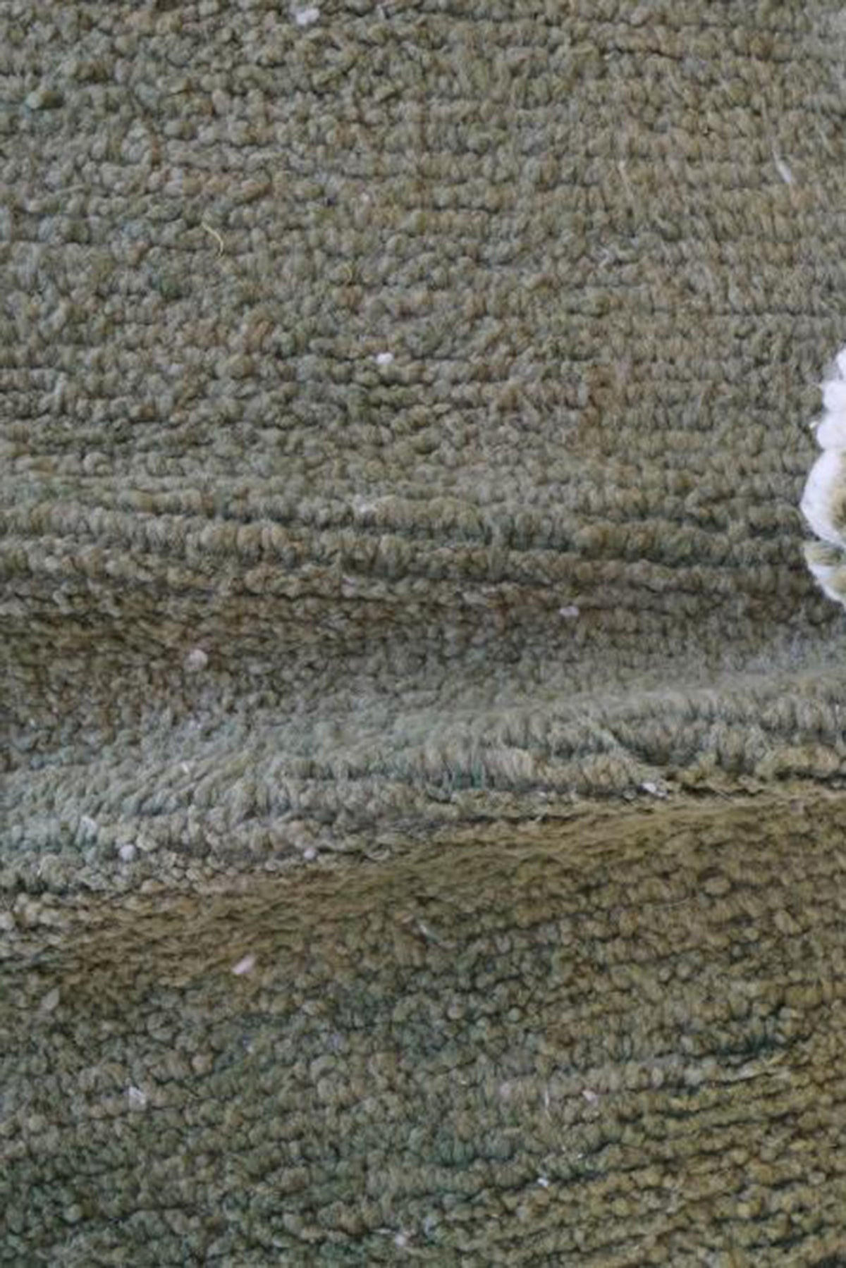 BERBERTEPPICH aus Marokko aus reiner Wolle grün - Grün, Naturmaterialien (156/255cm) - AFK Living