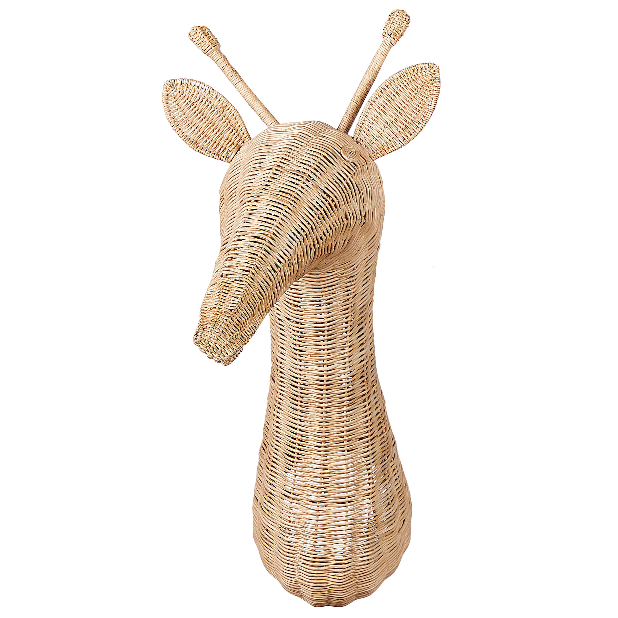 WANDDEKORATION Rattan natürlich Bananec - Naturfarben, Naturmaterialien (17/83/56cm) - Beliani