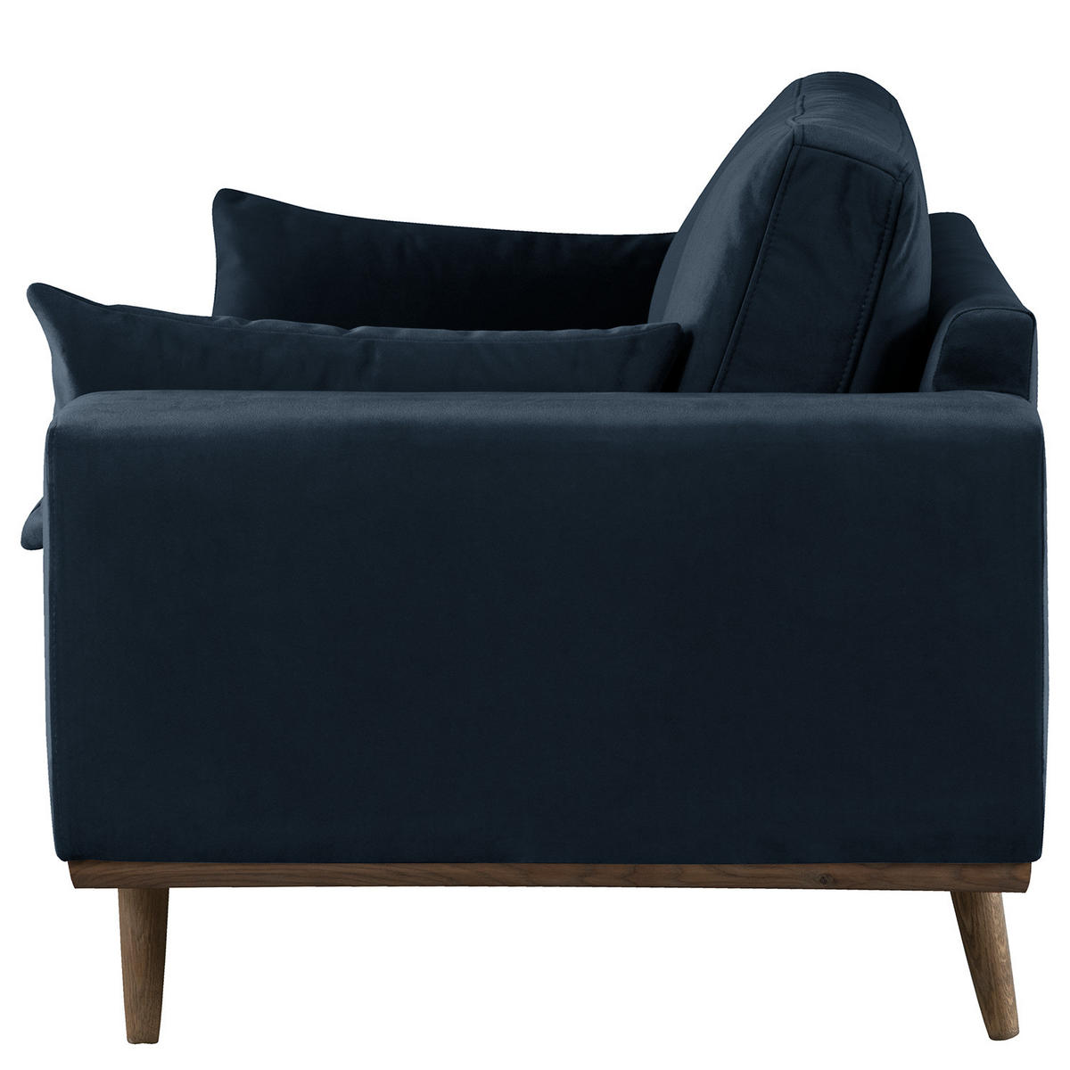 3-SITZER SOFA - Dunkelblau, Textil (237/81/88cm) - home24