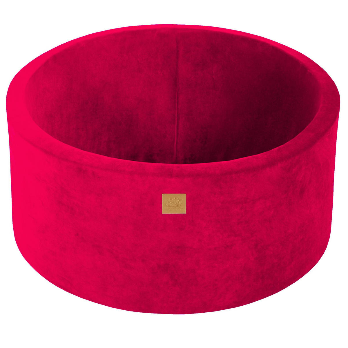 BÄLLEBAD für Kinder, Samt, Magenta - Magenta, Textil (90/90/40cm) - MeowBaby