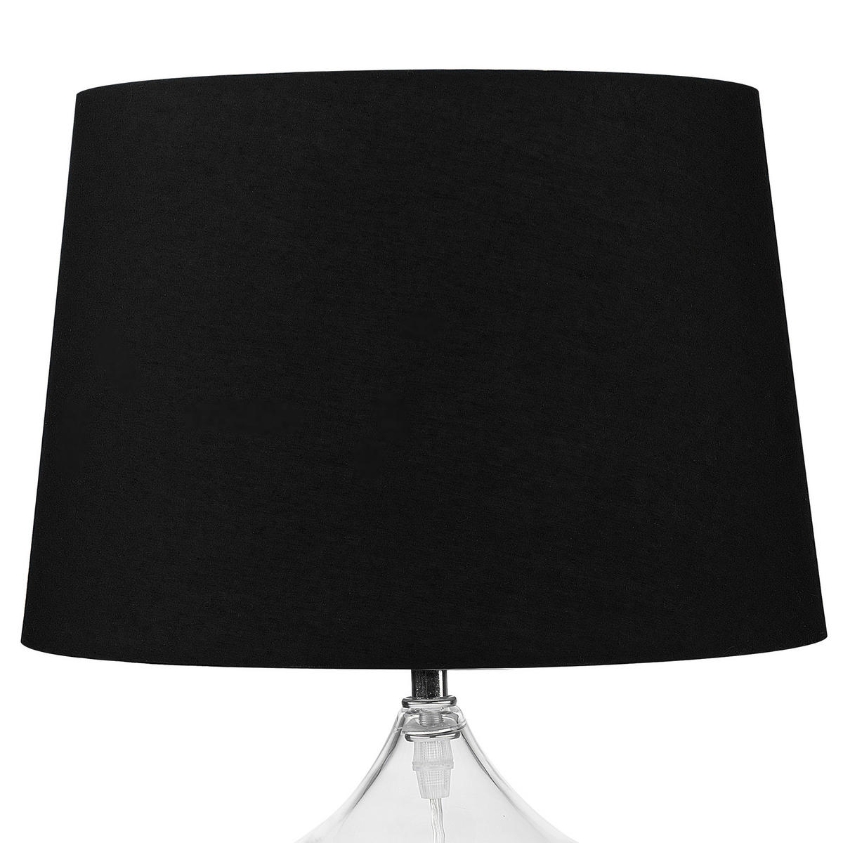 TISCHLAMPE Osum 30/30/45 cm - Transparent, Glas (30/30/45cm) - Beliani