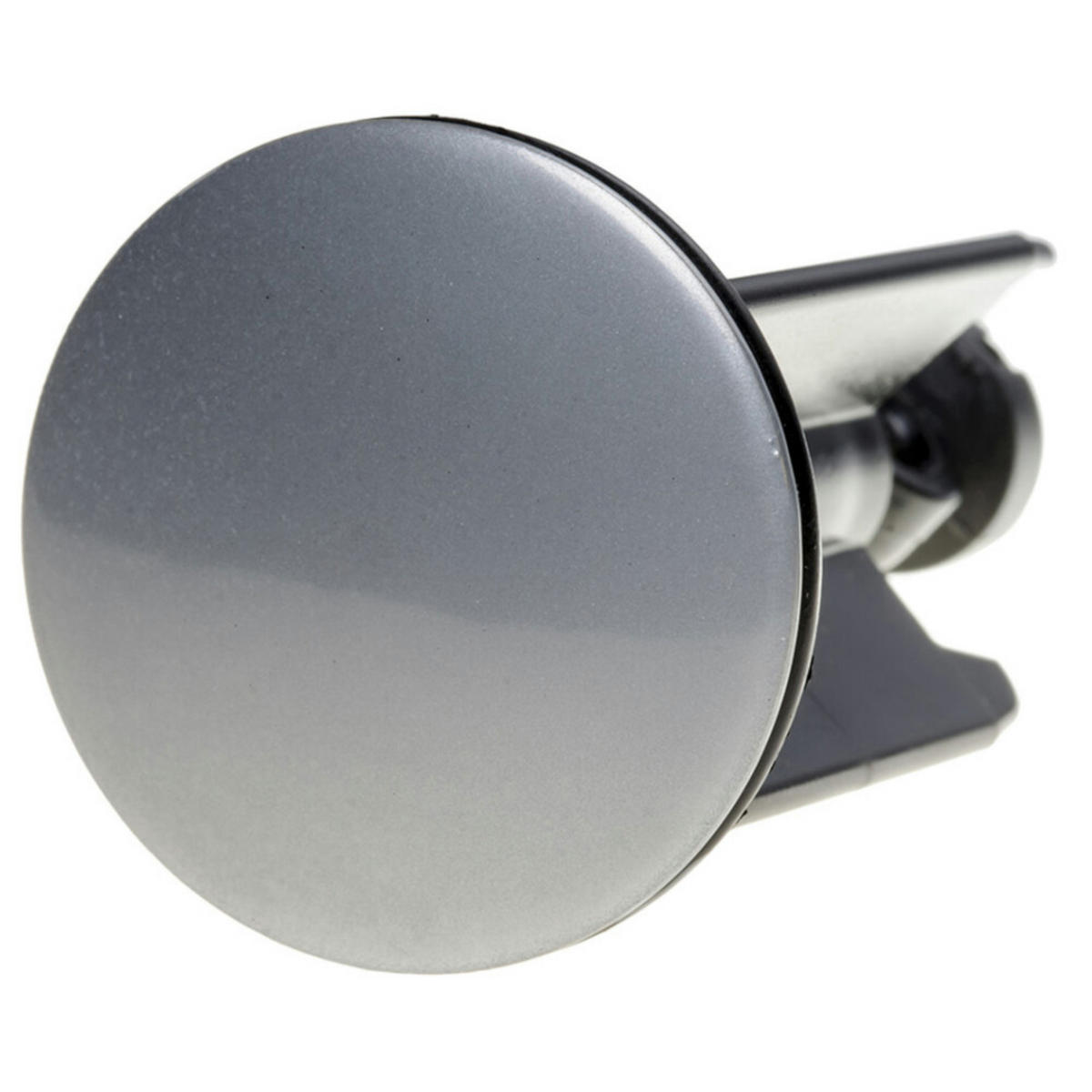 WASCHBECKENSTÖPSEL Grau - Grau, Kunststoff/Metall (4/7/7cm) - Sanilo