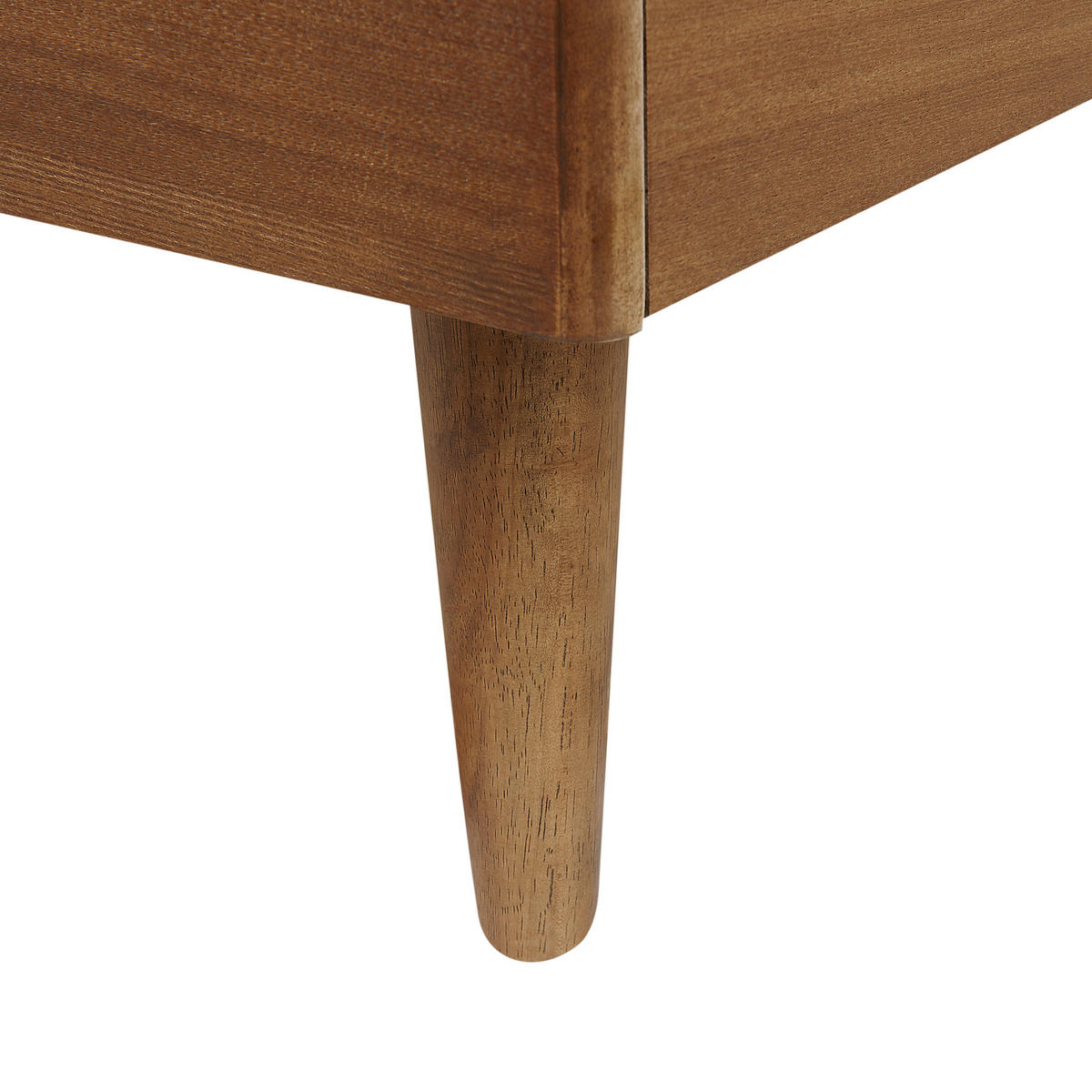 BETT mit Lattenrost 180/200 cm Braun Toucy - Braun, Holzwerkstoff (180/200cm) - Beliani