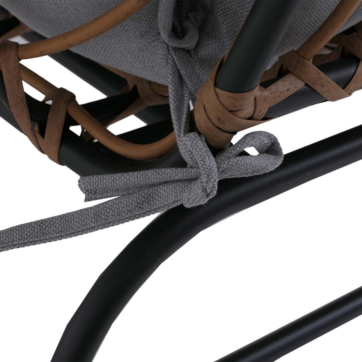 SOFA Dunkelgrau, Hellgrau - Dunkelgrau/Hellgrau, Metall (121/93/87cm) - MCW