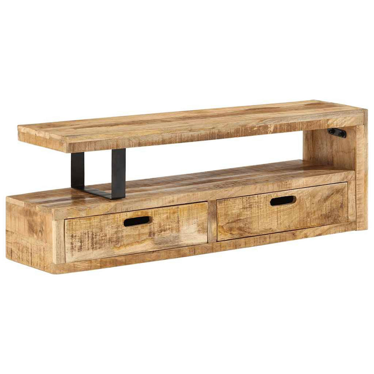 TV-STÄNDER (118–200)/30/40 Cm Massivholz Mango - Braun, Holz (30/40/200cm) - vidaXL