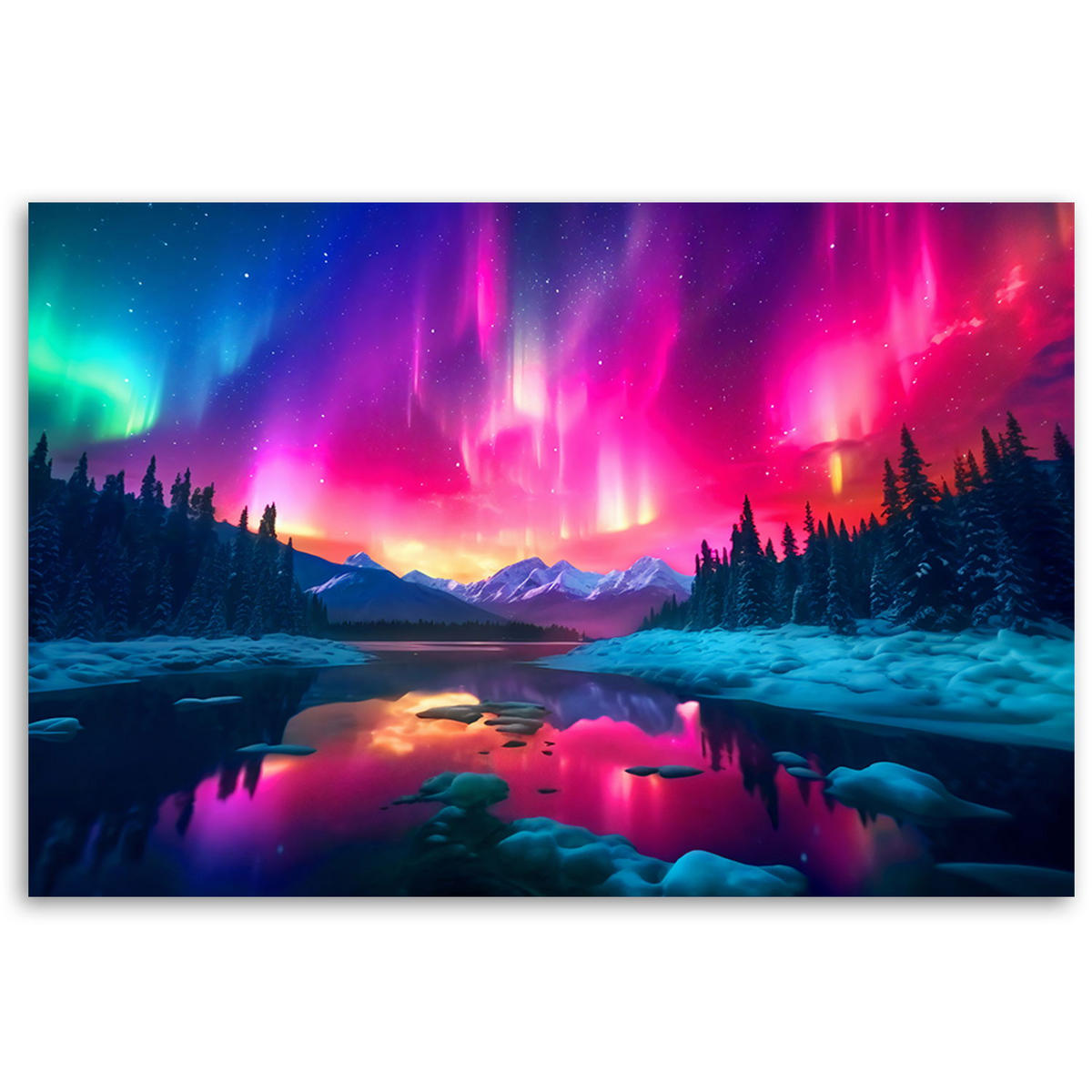KUNSTDRUCK Lila 90/60 cm - Lila, Textil (90/60cm) - KUNSTLOFT