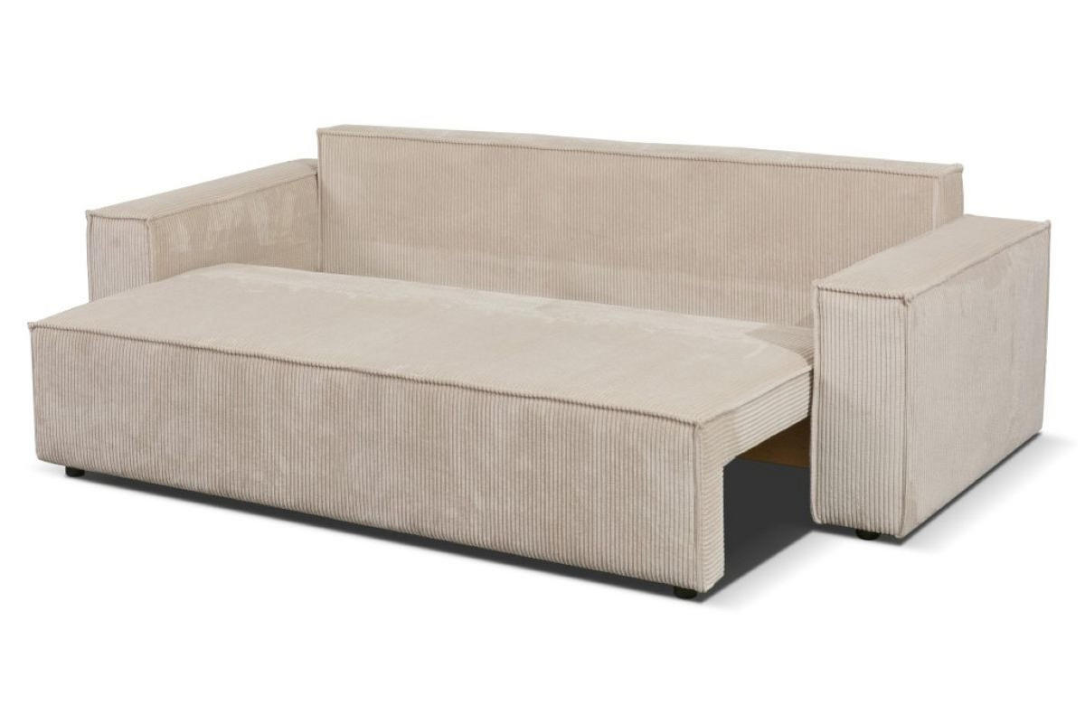 SOFA Passio III 250 x 105 cm, mit Schlaffunktion und Bettkasten, cappucino - Cappuccino, Kunststoff (250/98/105cm) - Margaret Hadas24