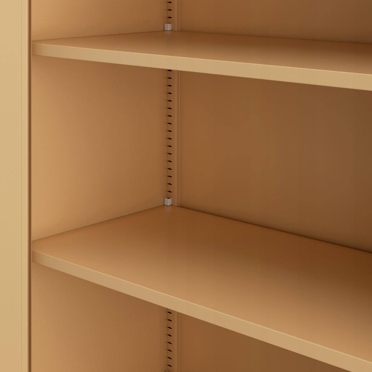 BÜRO Aktenschrank ALEX 185x45 x40 cm - Beige, Metall (45/185/40cm) - Jan Nowak